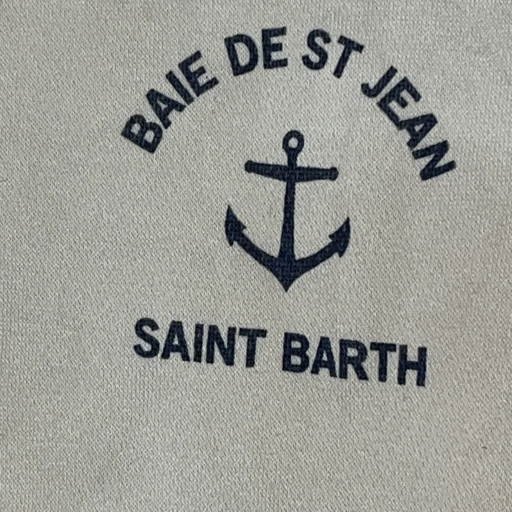 Brandy Melville John Galt Saint Barth Sweatshirt Cream Women’s One Size sz S - Picture 3 of 7